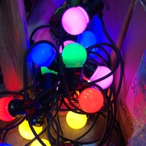 led bulb wedding camping tent decorated with colorful 10 m 20 lights