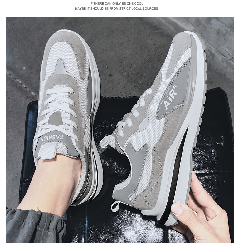 休闲运动鞋飞织透气网面男鞋旅游鞋百搭潮鞋户外鞋防滑软底鞋，39-44   一件代发详情图10