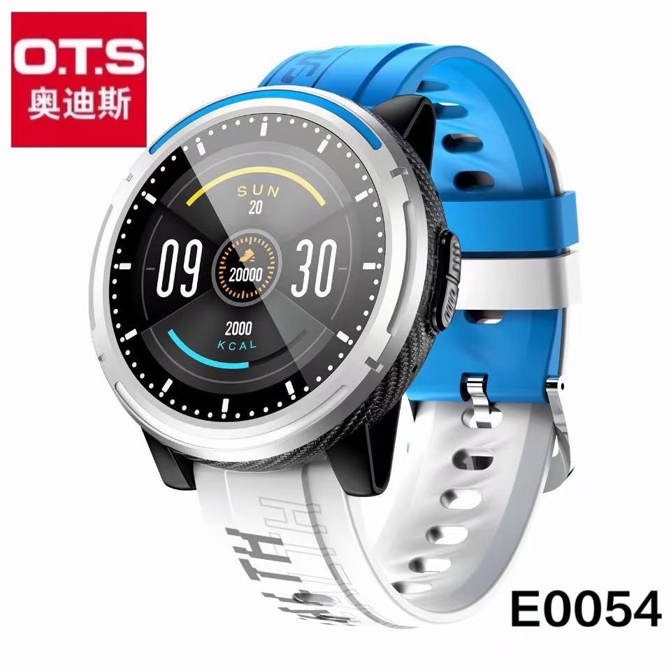 OTS Waterproof, step-counting, heart rate, blood pressure, calorie, music playback, sports fashion, Bluetooth call, fashionable smartwatch for men and women E0054 detail image 9