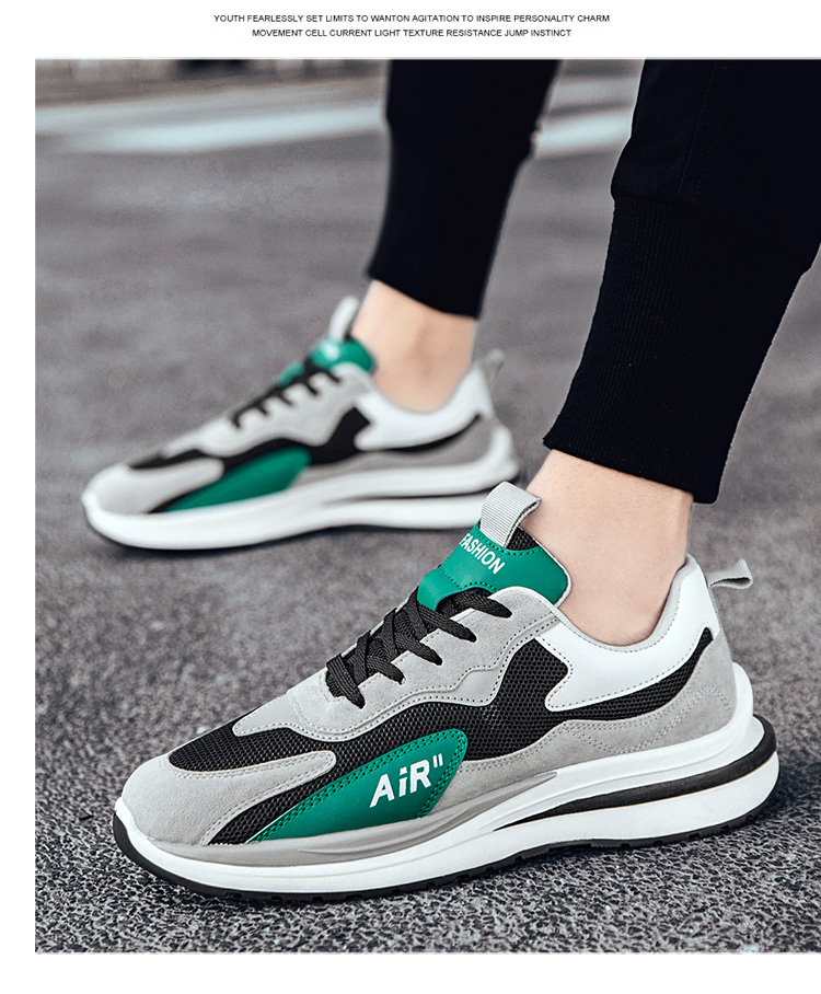 休闲运动鞋飞织透气网面男鞋旅游鞋百搭潮鞋户外鞋防滑软底鞋，39-44   一件代发详情图16