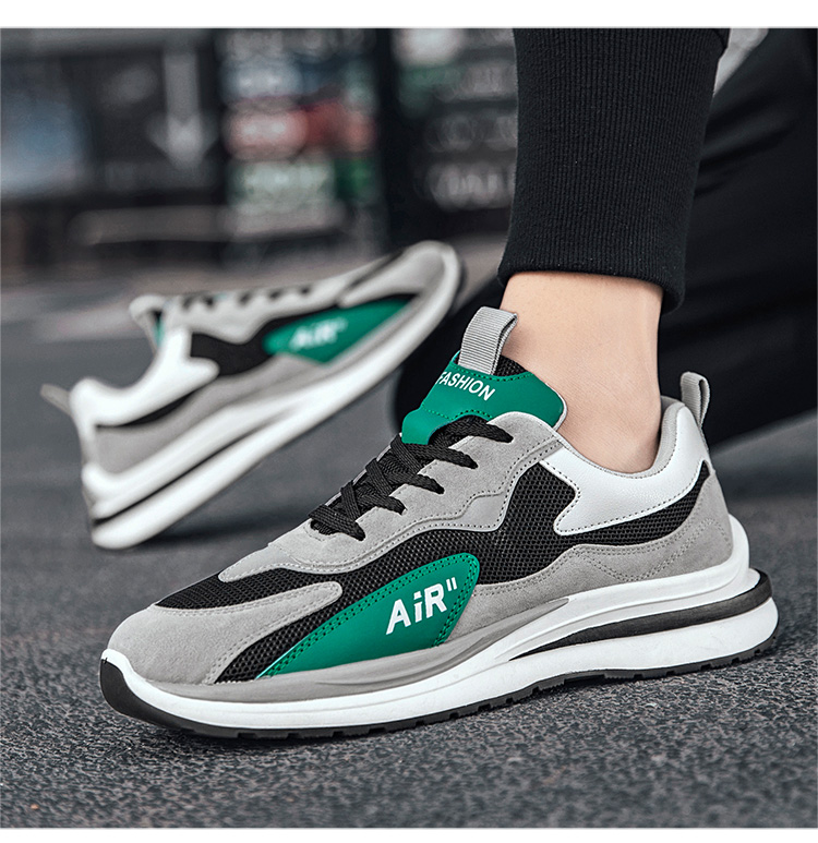 休闲运动鞋飞织透气网面男鞋旅游鞋百搭潮鞋户外鞋防滑软底鞋，39-44   一件代发详情图14