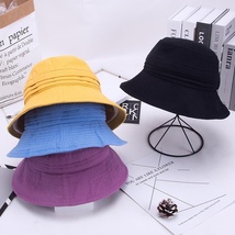 大沿遮阳帽女款渔夫帽颜色有4个颜色可选
