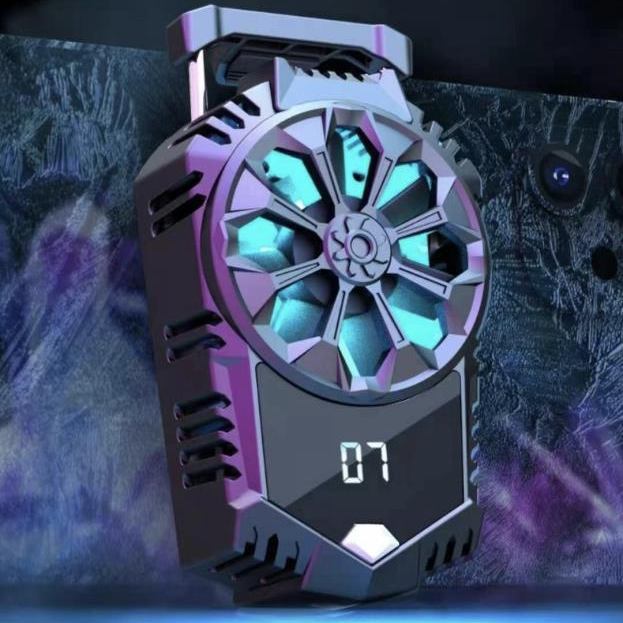 Intelligent digital display temperature control power supply Mobile phone radiator Semiconductor mobile phone refrigeration radiator