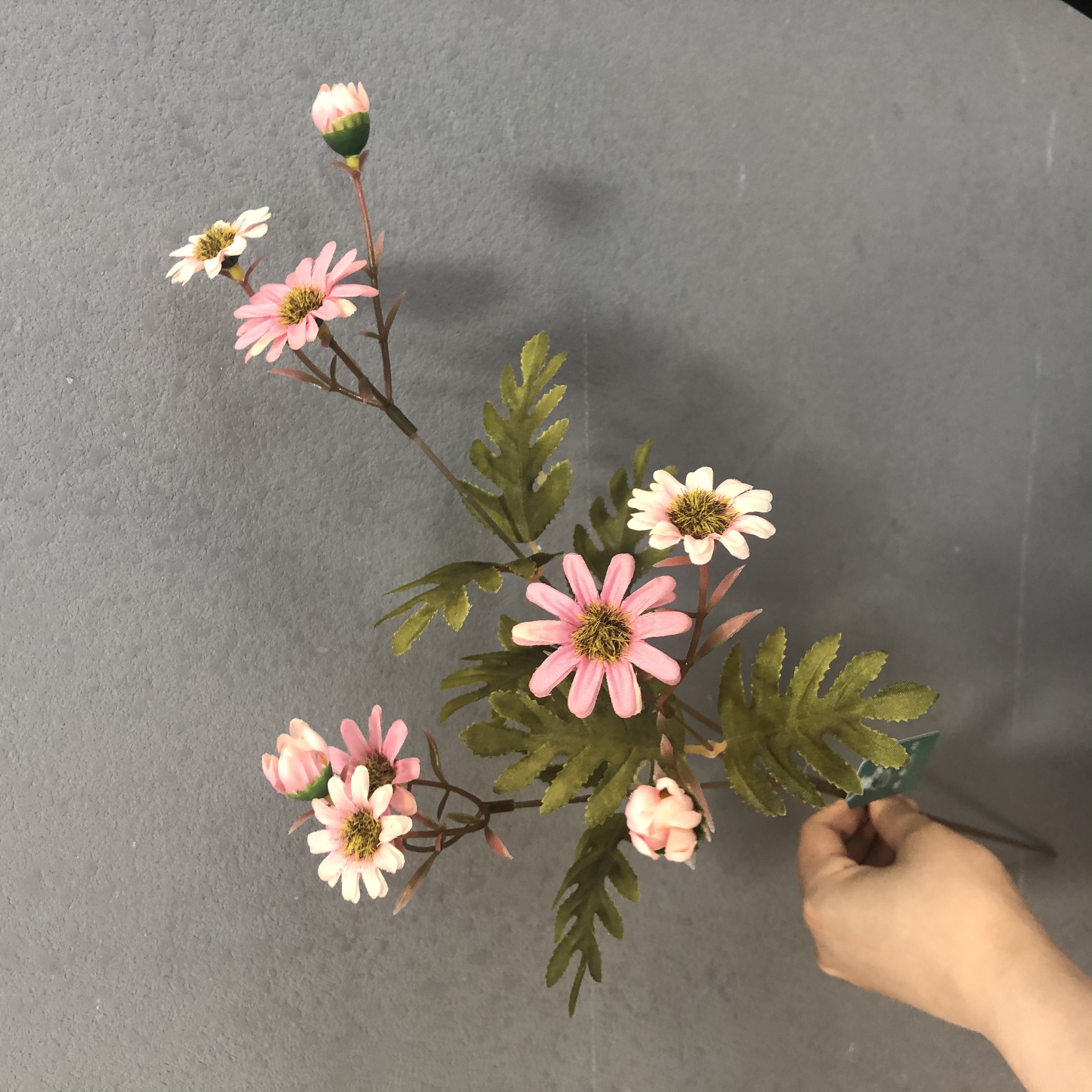 【远念花行】仿真花秋色三叉七彩小雏菊 洋甘菊详情图2