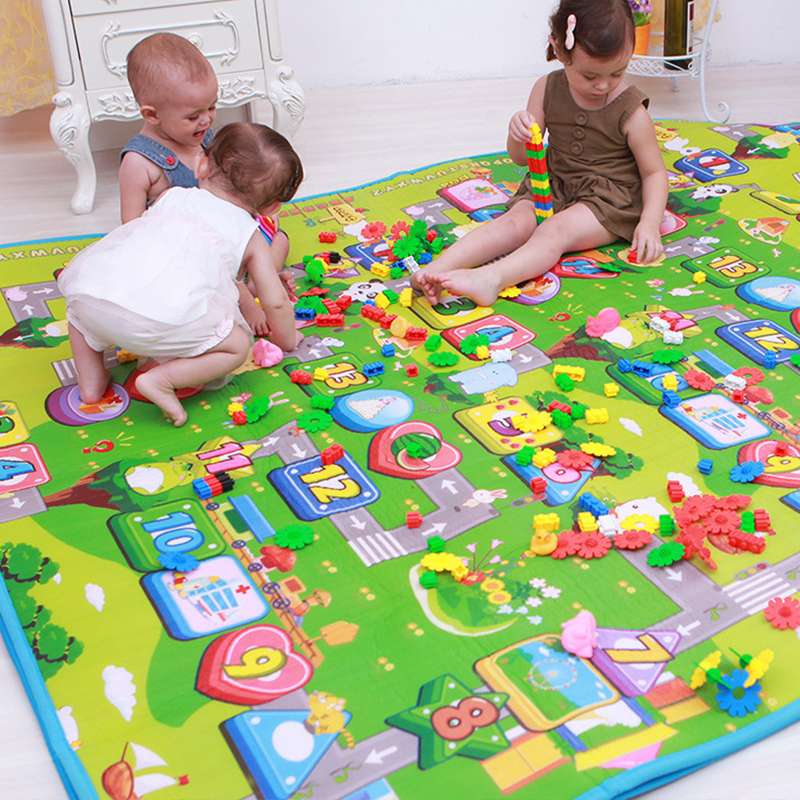 Thickened Baby Crawling Mat Multi-Gauge Baby Toddler Walking Mat Picnic Mat Outdoor Picnic Mat Folding Mat full figure
