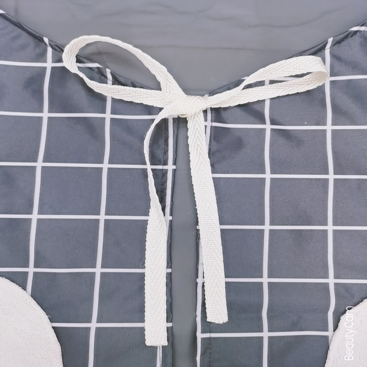 Korean Waterproof Anti-Oil Female Adult Home Baked Sleeveless Fashion Apron Wipe Hands Waist Work Clothes undefined