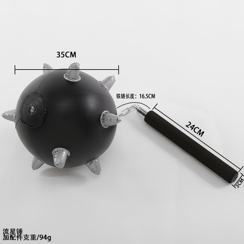 厂家批发充气锤子充气玩具 狼牙锤流星锤大圆锤充气锤子可定制详情图2