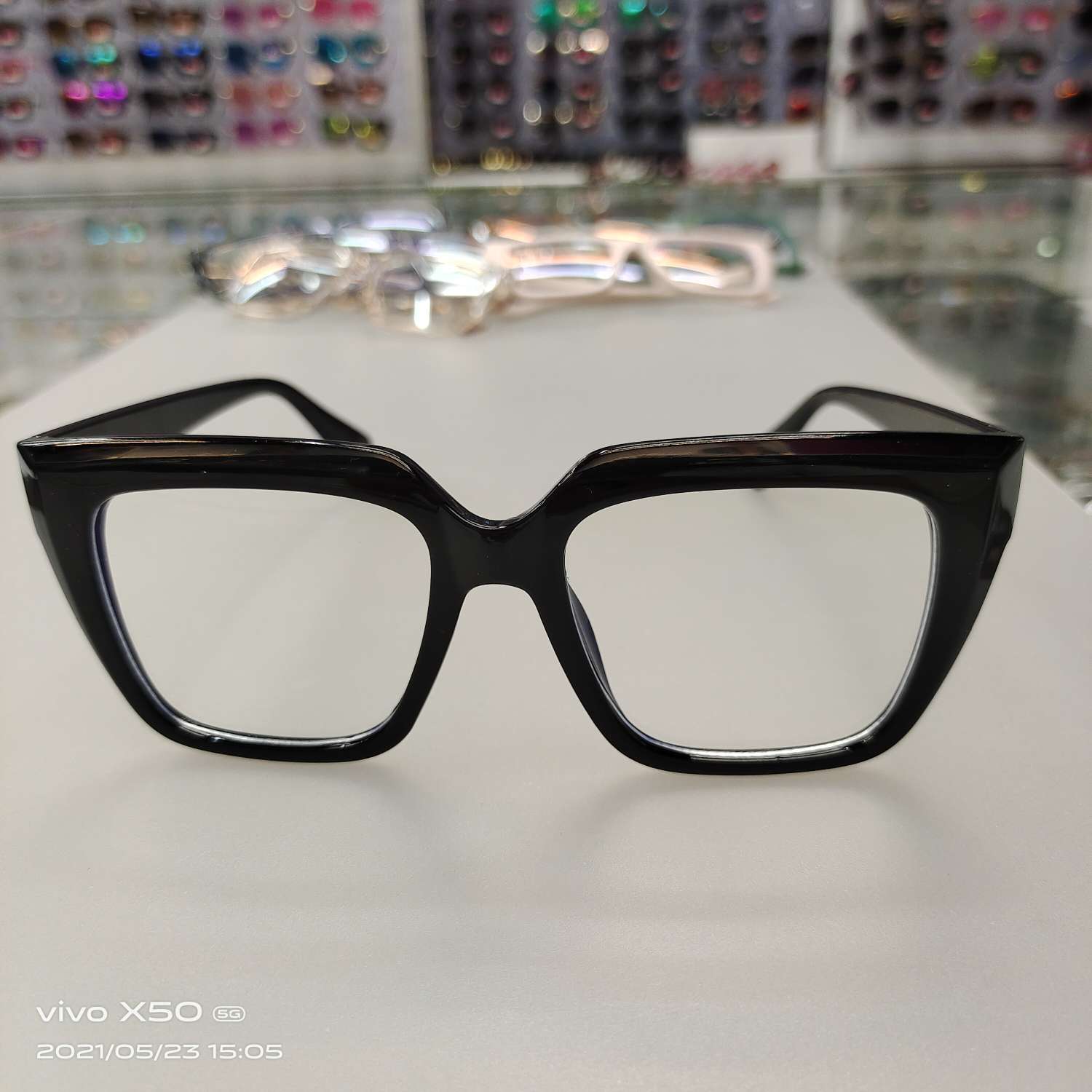 055新款平光眼镜眼镜框男女通用可以定做防蓝光详情图3