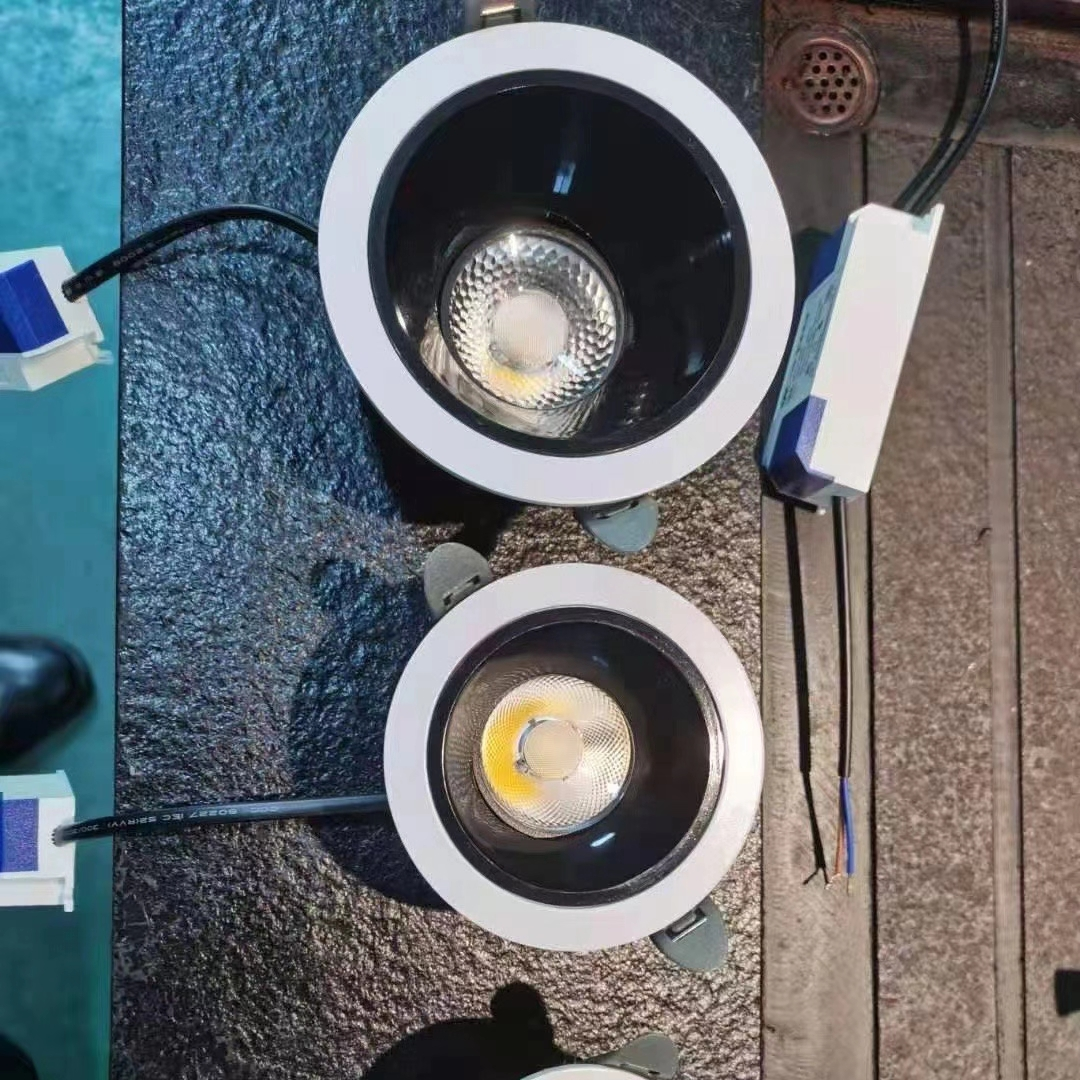 Led Spot Light Wall Washing Light No Main Light Lighting Embedded 12W Hole Light Hotel Deep Anti-Glare Sky Lantern Down Light
