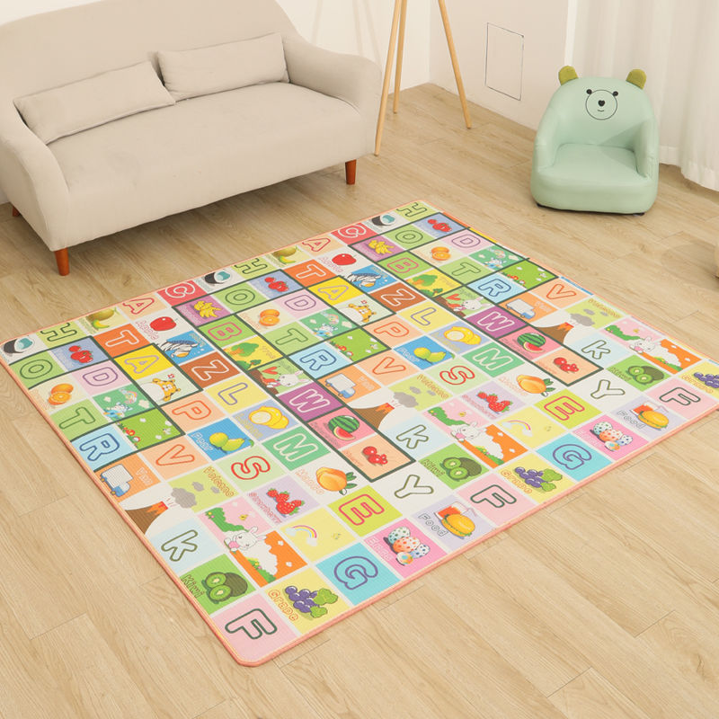 Thickened Baby Crawl Mat Children's Floor Mat Children's Living Room Bedroom Crawl Mat Toy Mat Foam Floor Mat Large