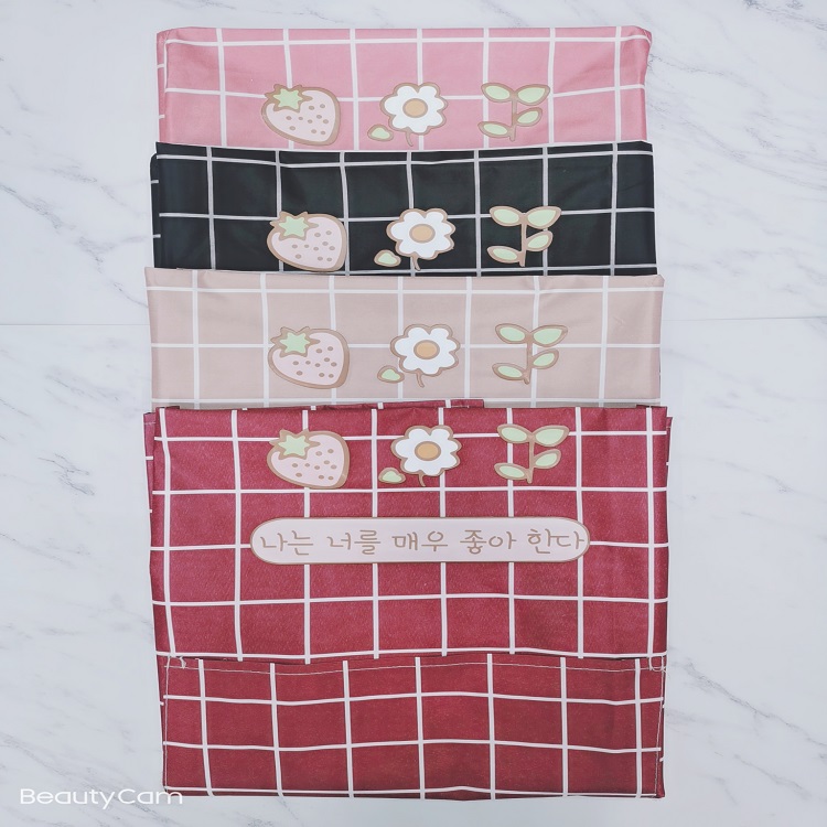 Korean Waterproof Anti-Oil Female Adult Home Baked Sleeveless Fashion Apron Wipe Hands Waist Work Clothes undefined