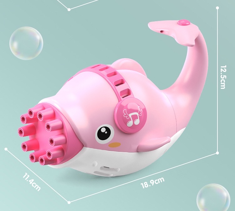 Electric dolphin bubble machine toy Douyin, the same style as the popular Gatling bubble gun, children's fully automatic bubble camera detail image 7