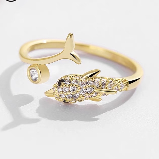 Chenglong Jewelry's Open ring is a trendy and fashionable Korean style, simple and stylish Instagram index finger ring, trendy CL01055-40