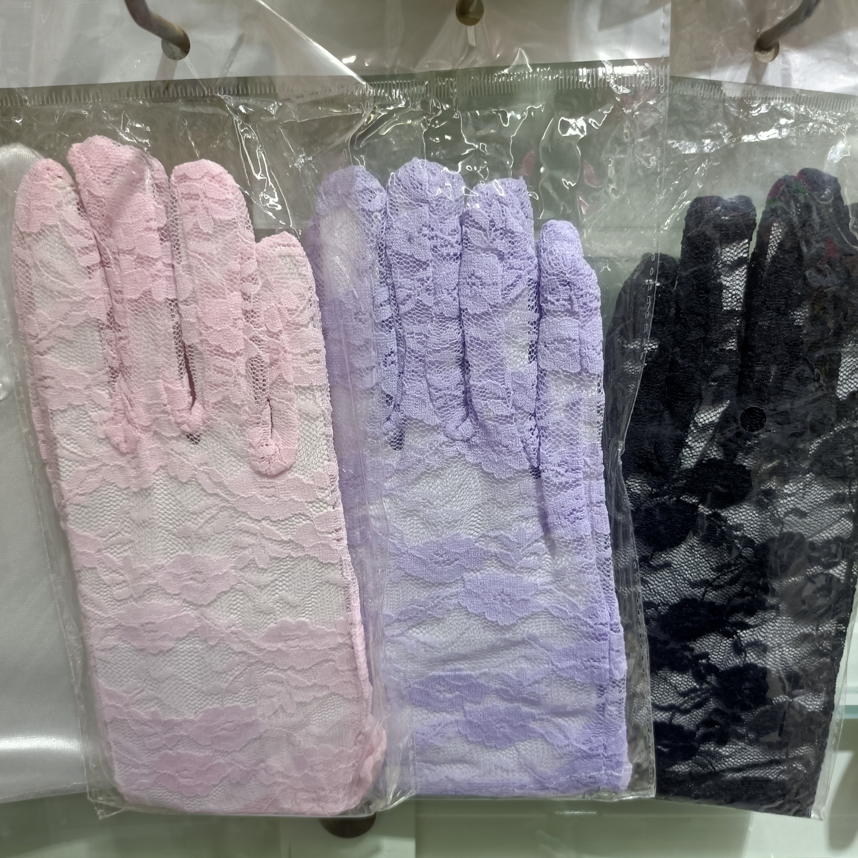 蕾丝全指手套