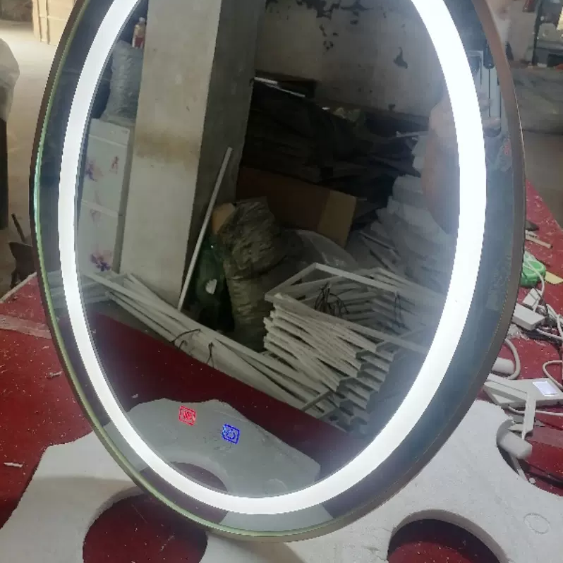 Led Mirror Hotel Smart Led Bathroom Mirror Wall Hanging Toilet Toilet Bathroom Anti-Fog Light Bathroom Mirror With Light