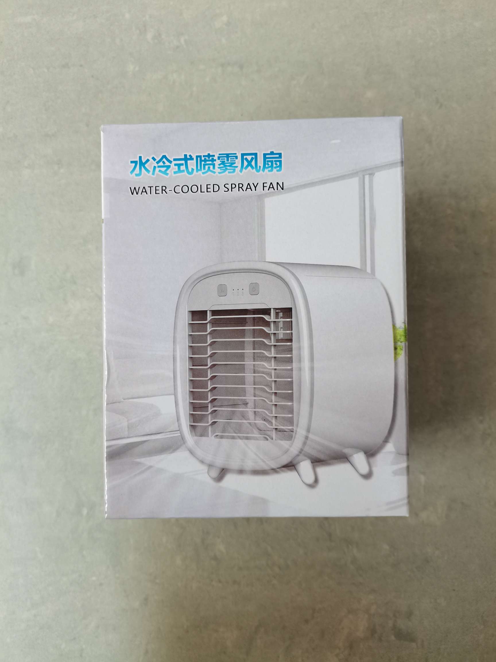 New USB mini spray cooler, household mobile cooling fan, portable humidifying cooling fan detail image 3