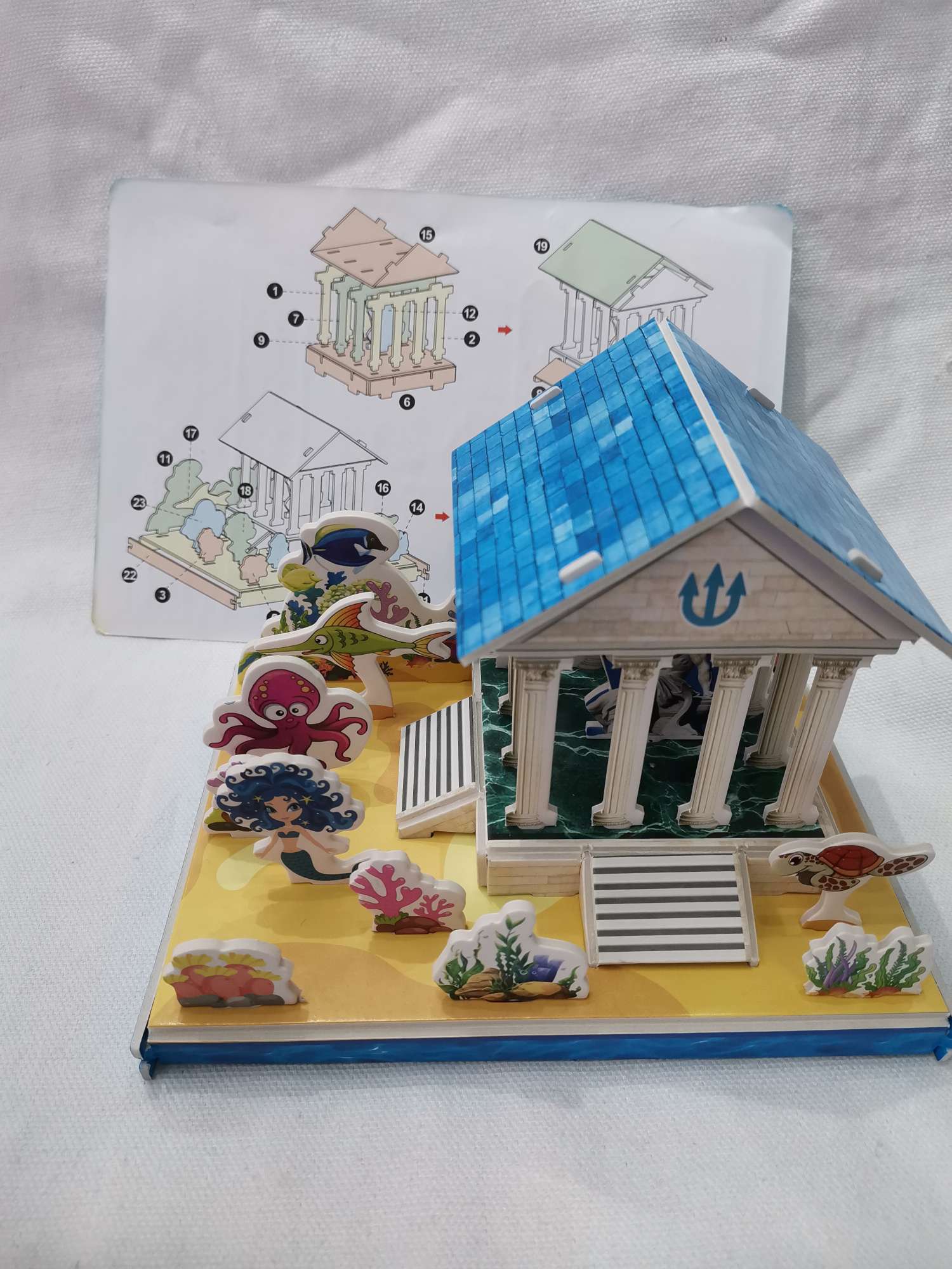 DIY儿童益智拼装模型玩具促销品赠品海底世界详情图4