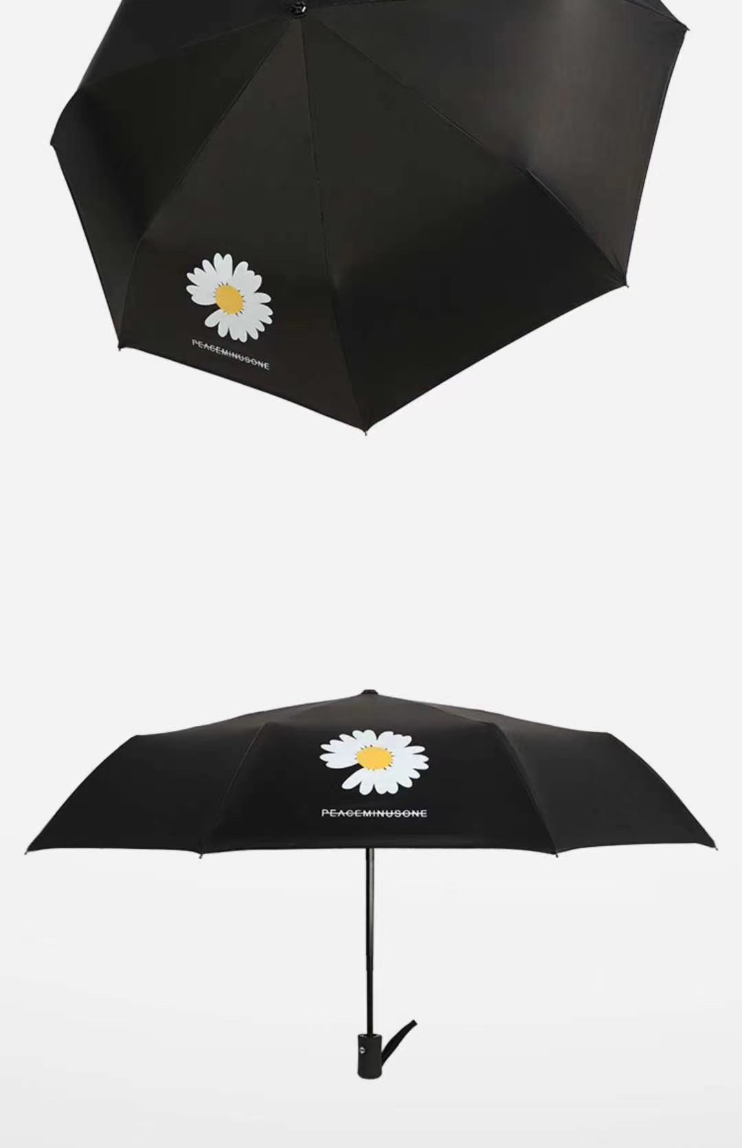 黑胶伞/防晒/8骨细节图