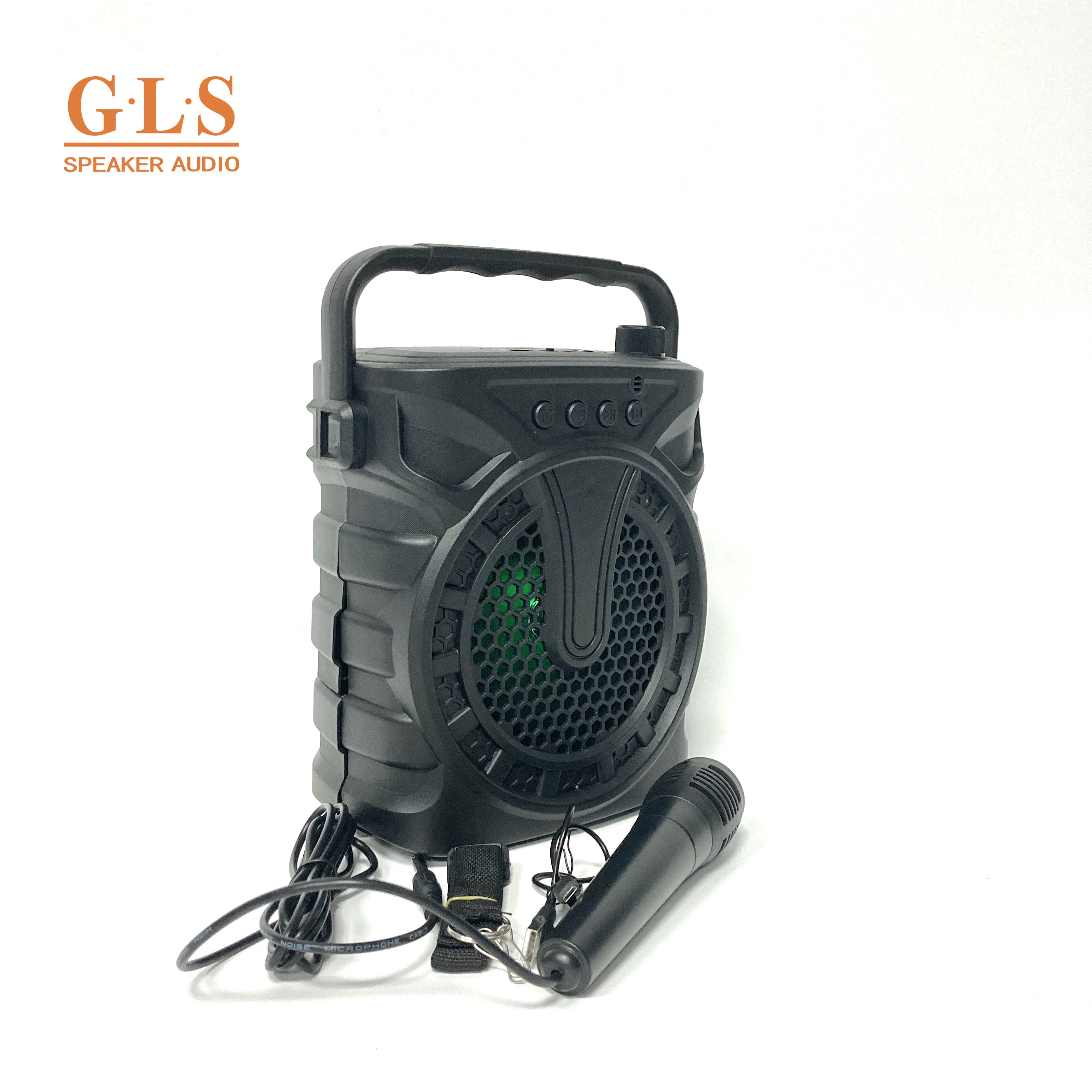 ZQS-6217有线话筒手提便携式收音机蓝牙无线音箱厂家直销一件起批网红音响白底实物图