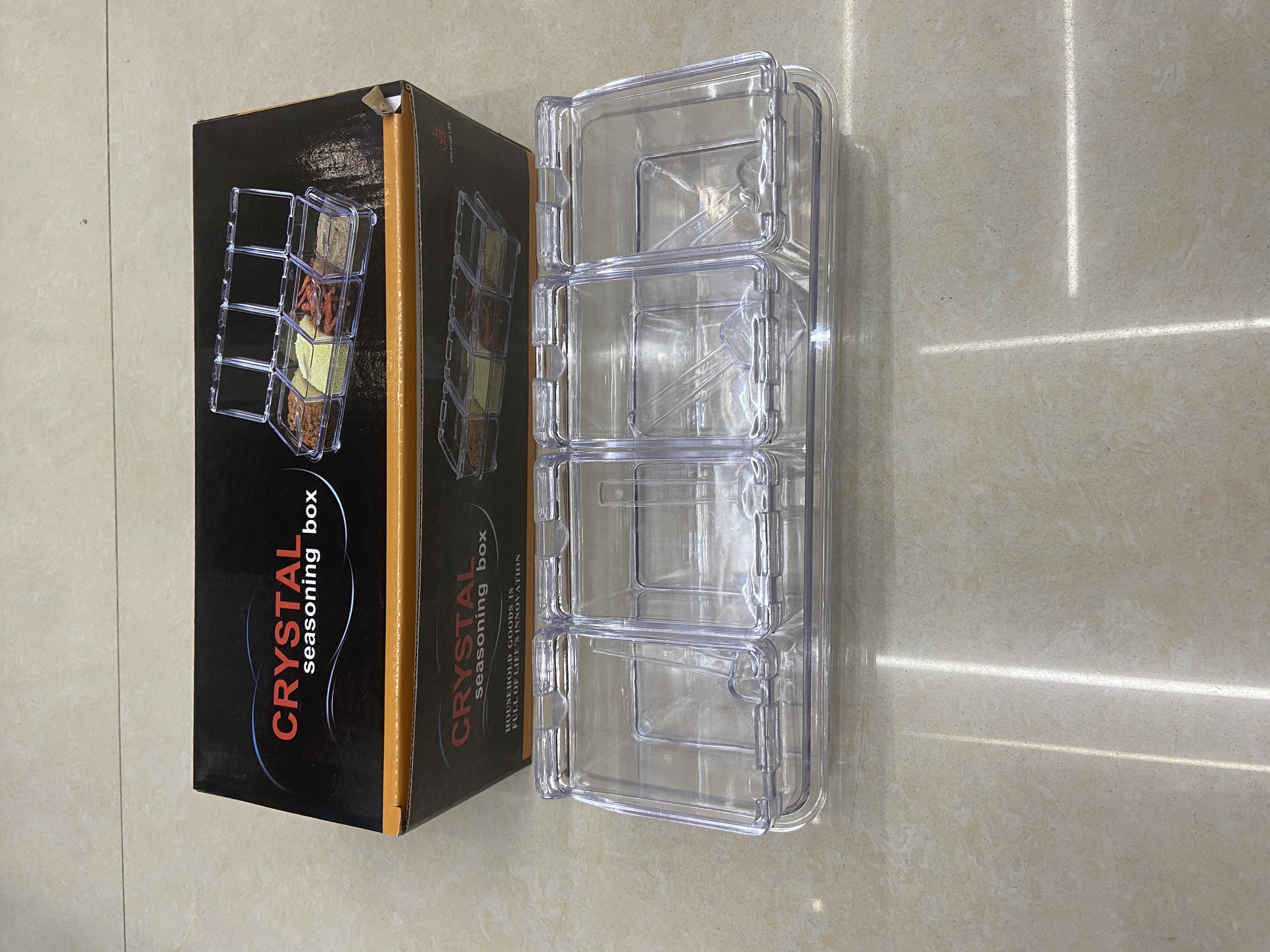 A four-piece seasoning box details Picture