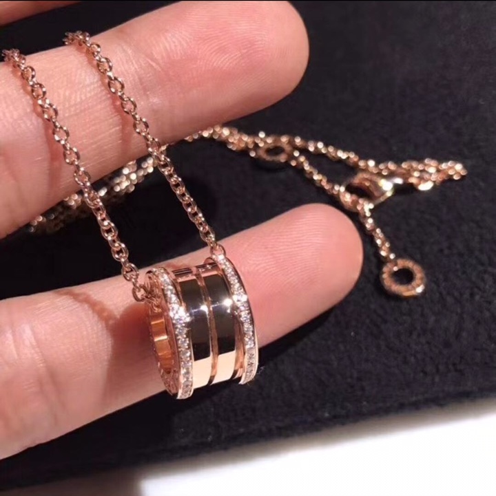 Column stainless steel Tisco necklace live Tiktok new factory direct sales. thumbnail