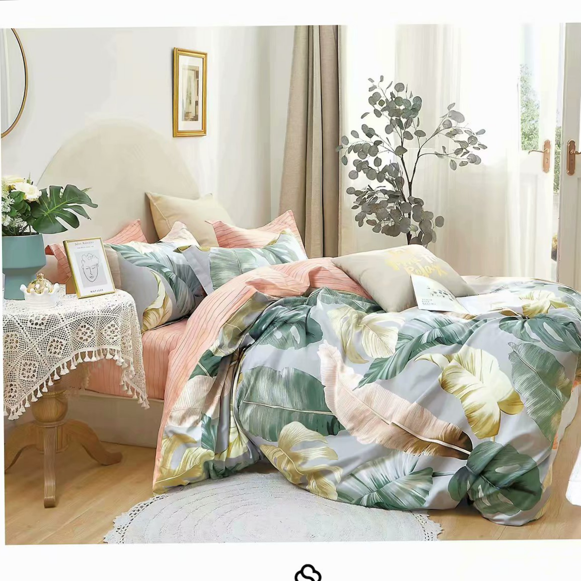 New all-cotton four-piece set with American country style in stock