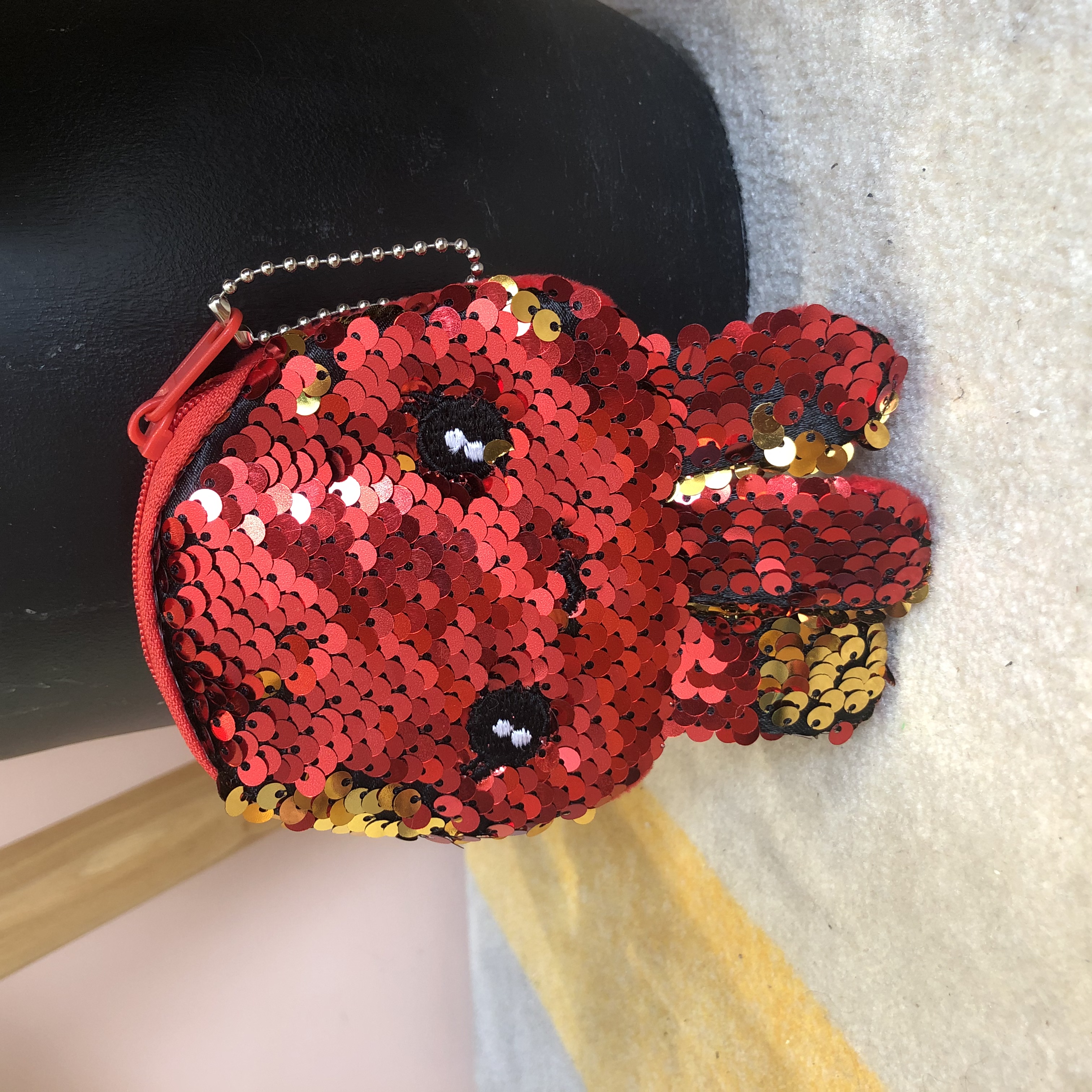 毛绒零钱包亮片钱包亮片章鱼钱包零钱包亮片儿童零钱包卡通刺绣钱包详情图7