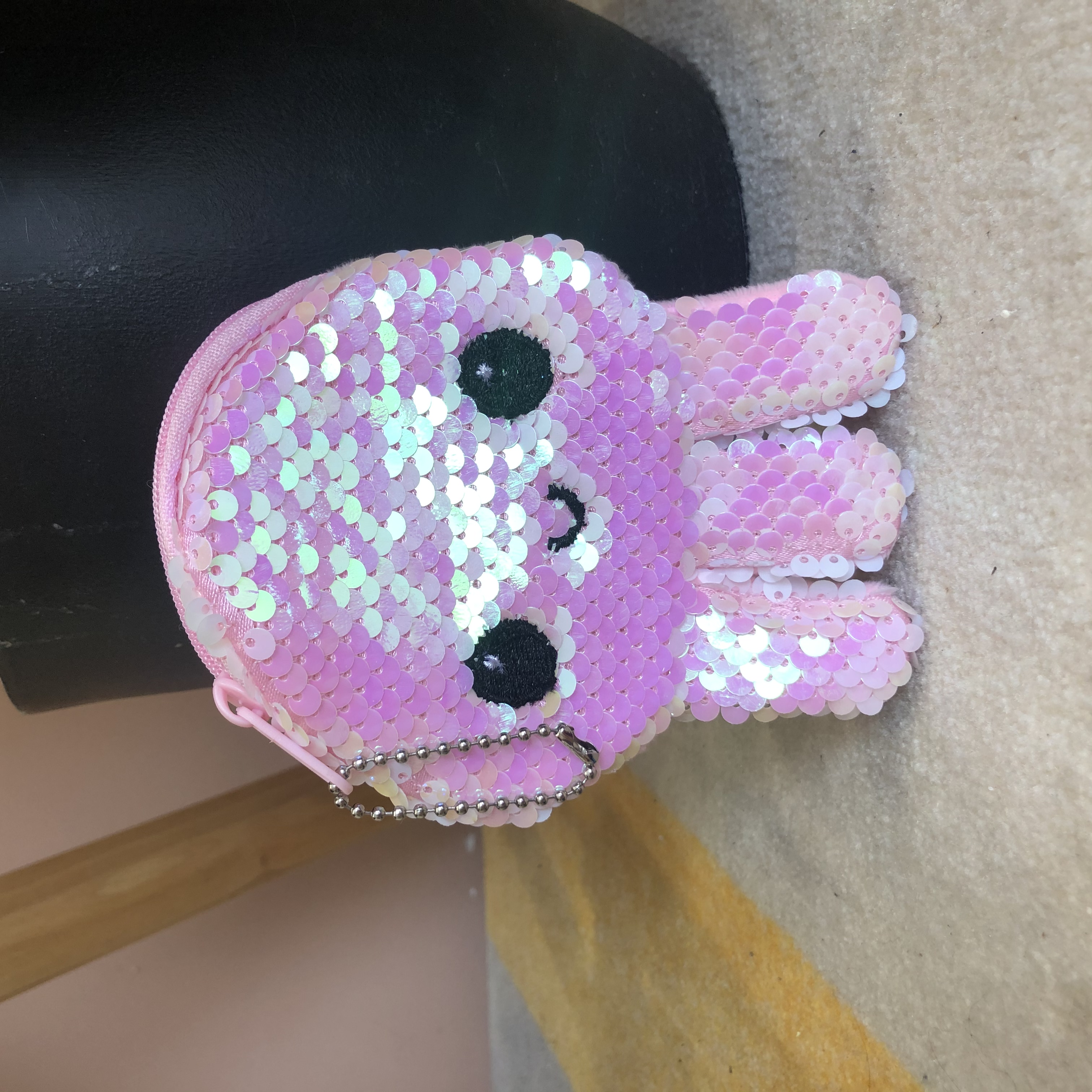 毛绒零钱包亮片钱包亮片章鱼钱包零钱包亮片儿童零钱包卡通刺绣钱包详情图5