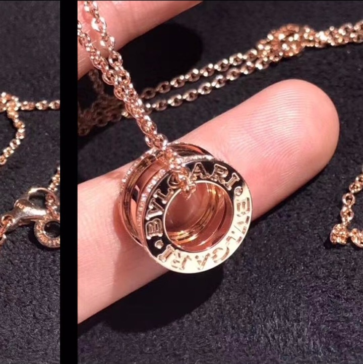 Super personality stainless steel Tisco necklace live Tiktok new factory direct sales. thumbnail