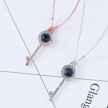 Stainless steel Tisco demon eyes necklace live Tiktok new factory direct sales.