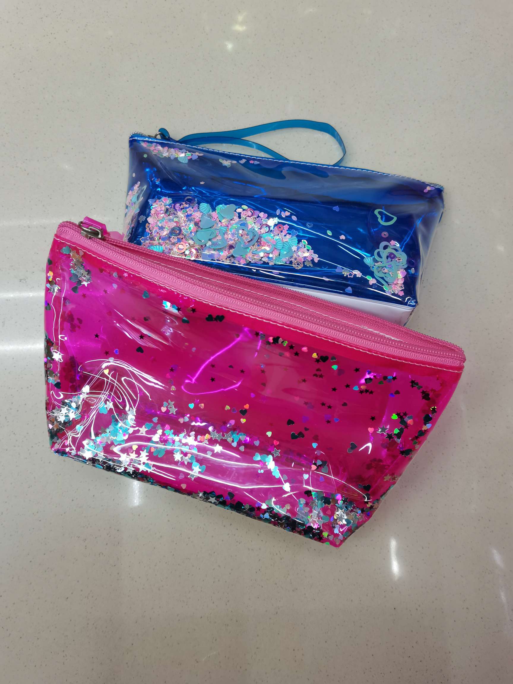 Transparent cosmetic bag detail image 12