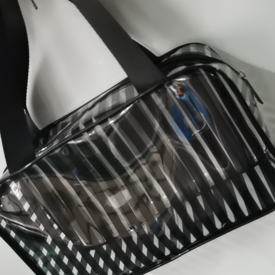 Transparent cosmetic bag