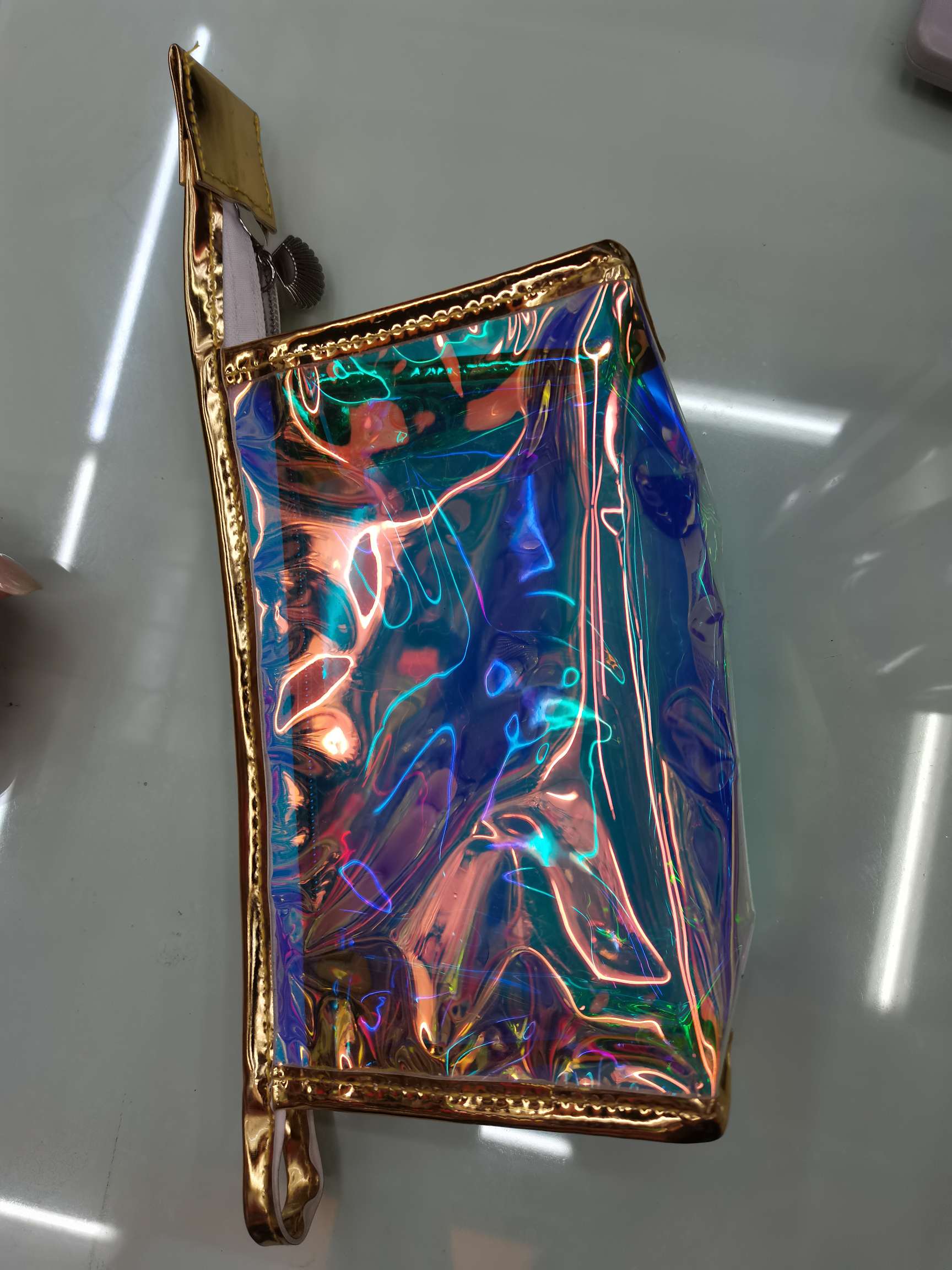 Transparent cosmetic bag detail image 14