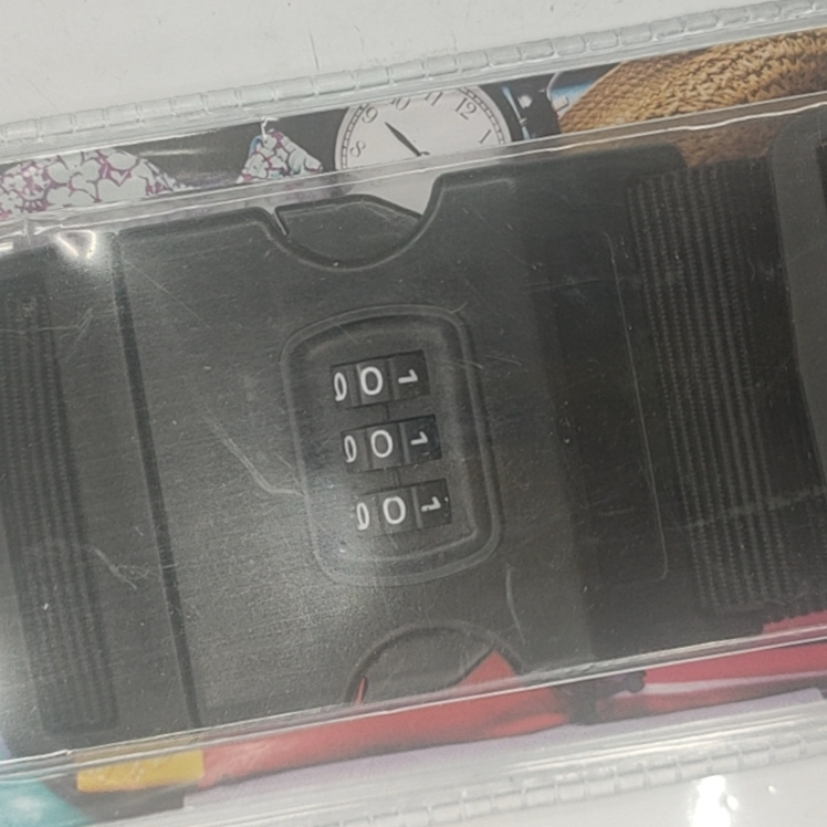 One-line packing with combination lock suitcase Suitcase binding belt Check rod box Binding belt Luggage Strap strap luggage luggage strap strap luggage luggage rope