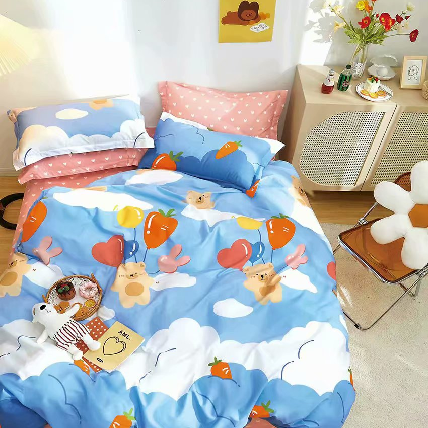 Four-piece set of all-cotton wholesale and retail cute bears in stock