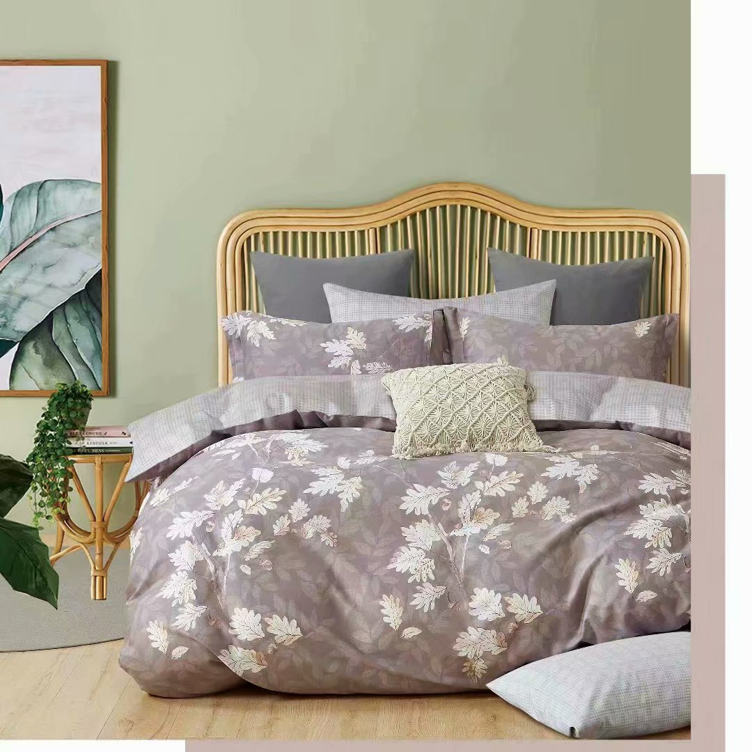 Four-piece set, all-cotton, wholesale and retail, Yearning Melody Coffee