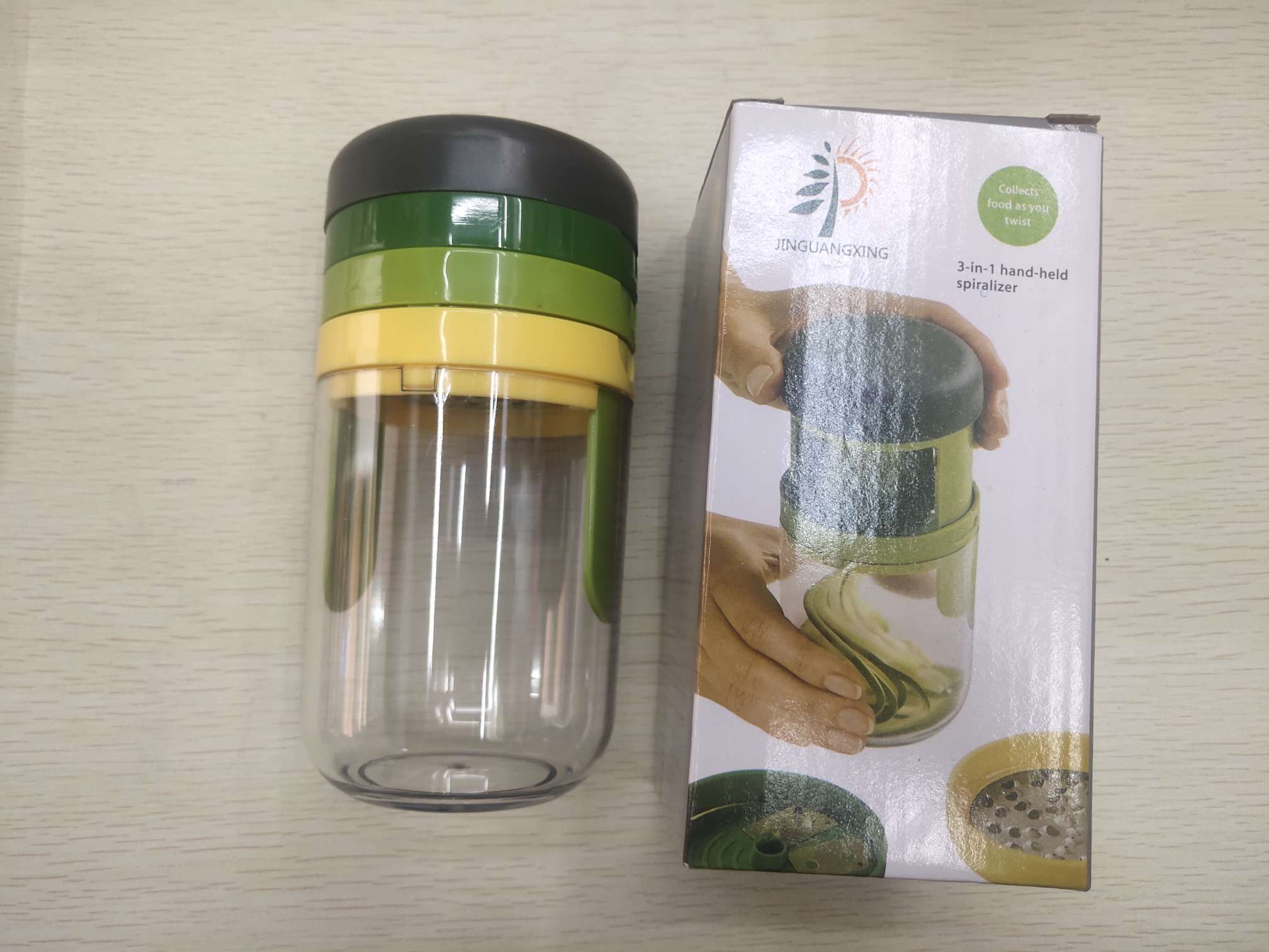 Three-in-one rotating cup, three-in-one grater, cold dish slicer, multi-functional grater, vegetable slicer, vegetable shreder detail image 5
