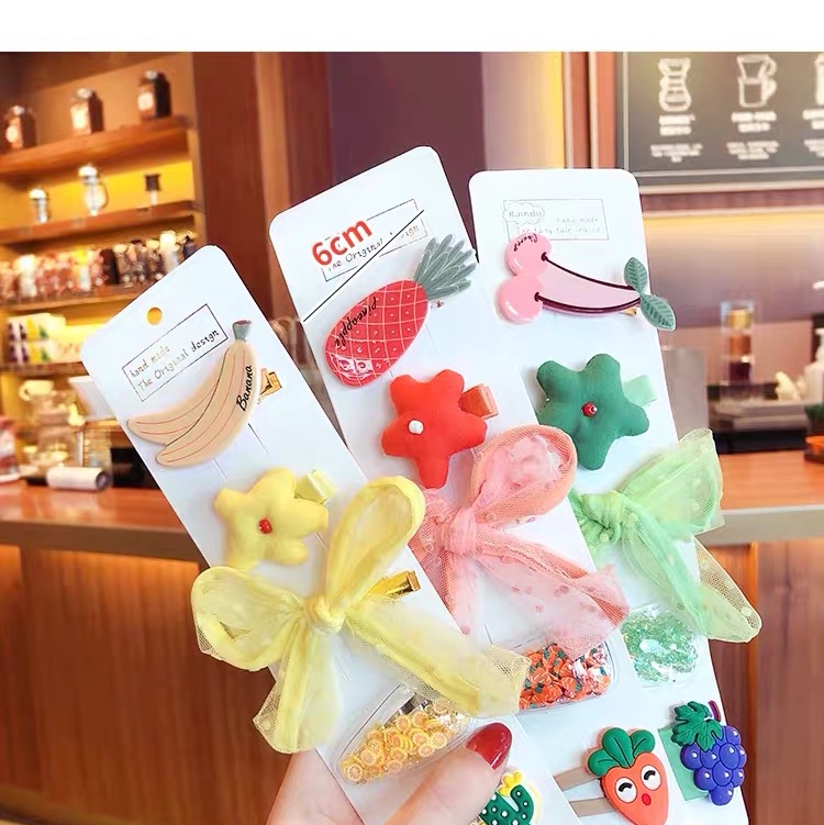 儿童发夹，套装，边夹夸张宽边女珍珠绒布发带气质时尚新款纯色发饰厂家批发发箍