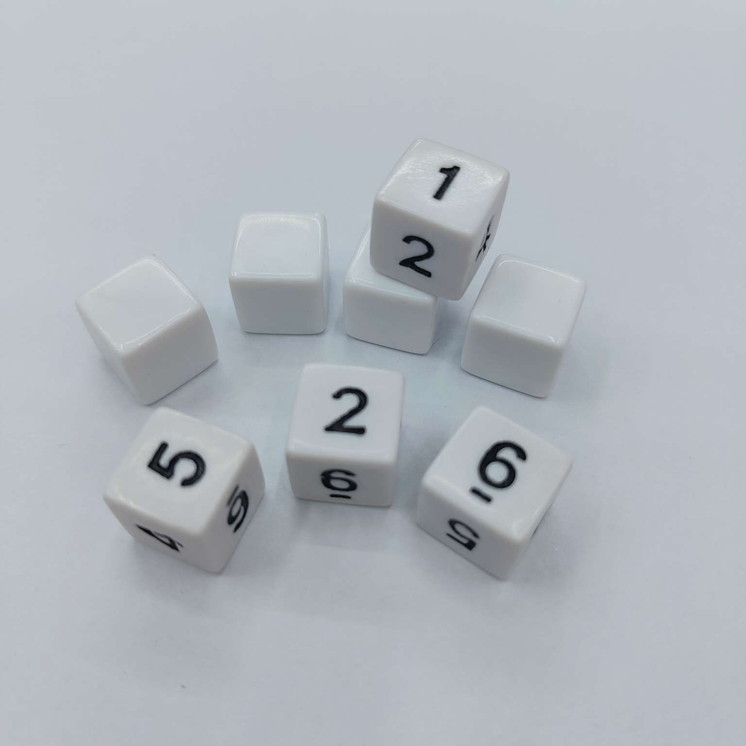 12mm数字骰字1-6塑料棋子玩具配件详情图3