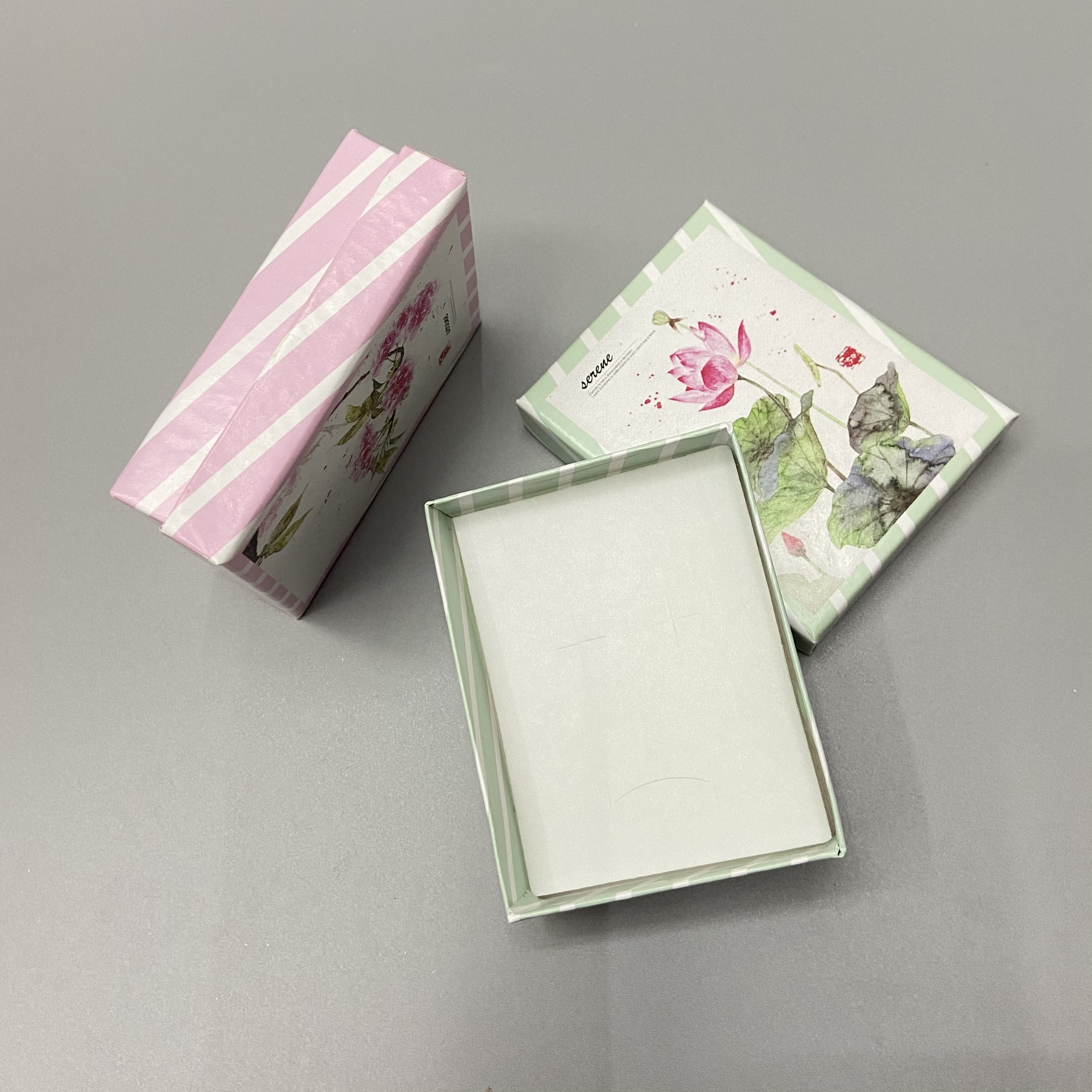 天地盖饰品纸盒满天星桃心7*9戒指盒耳钉盒项链盒 网红礼物包装盒详情图4