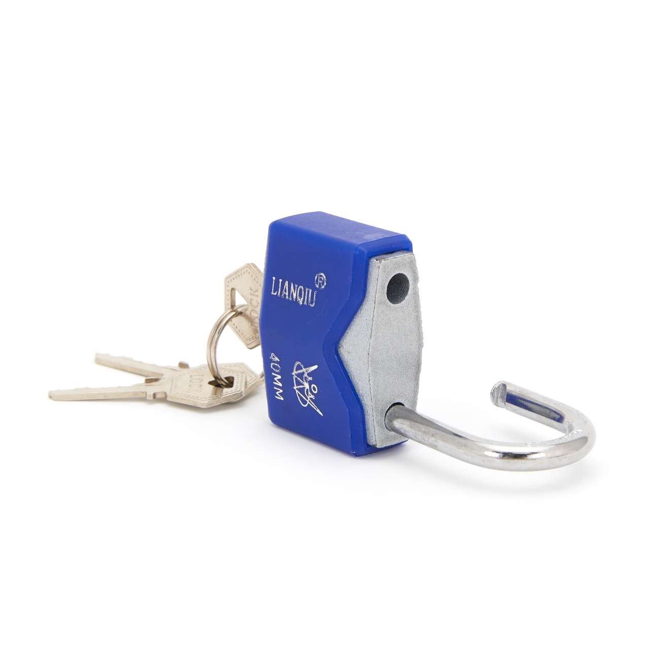lianqiu品牌菱形锁套塑料吸卡25-32-50铁挂锁详情图4
