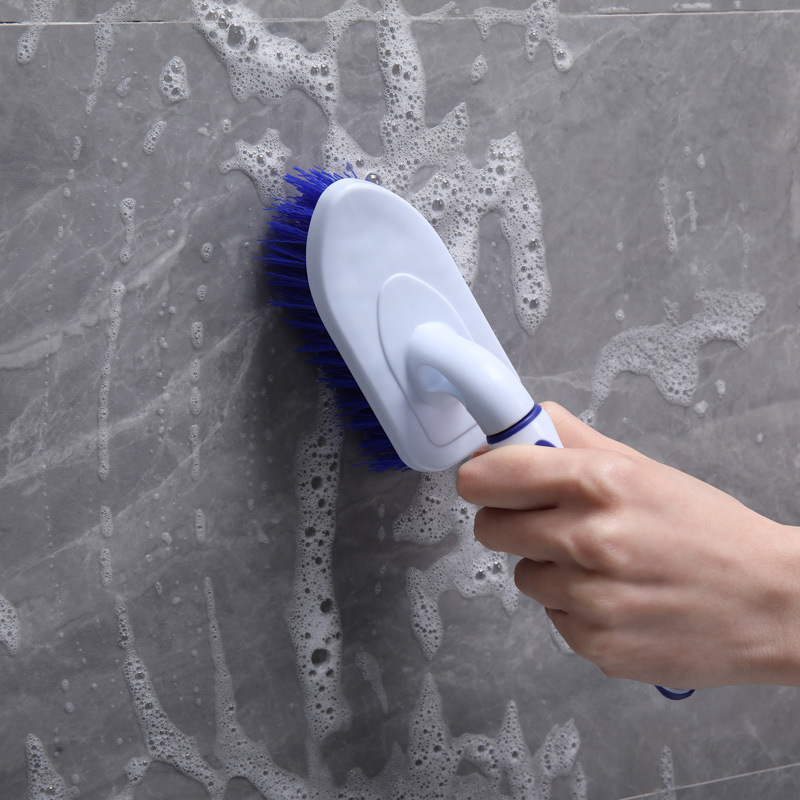 K06-6609 软胶手柄地板家用卫生间厕所瓷砖墙面硬毛缝隙清洁刷子详情图5
