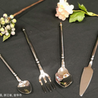 创意款304食品级餐刀餐勺餐叉茶勺四组件套装刀叉勺
