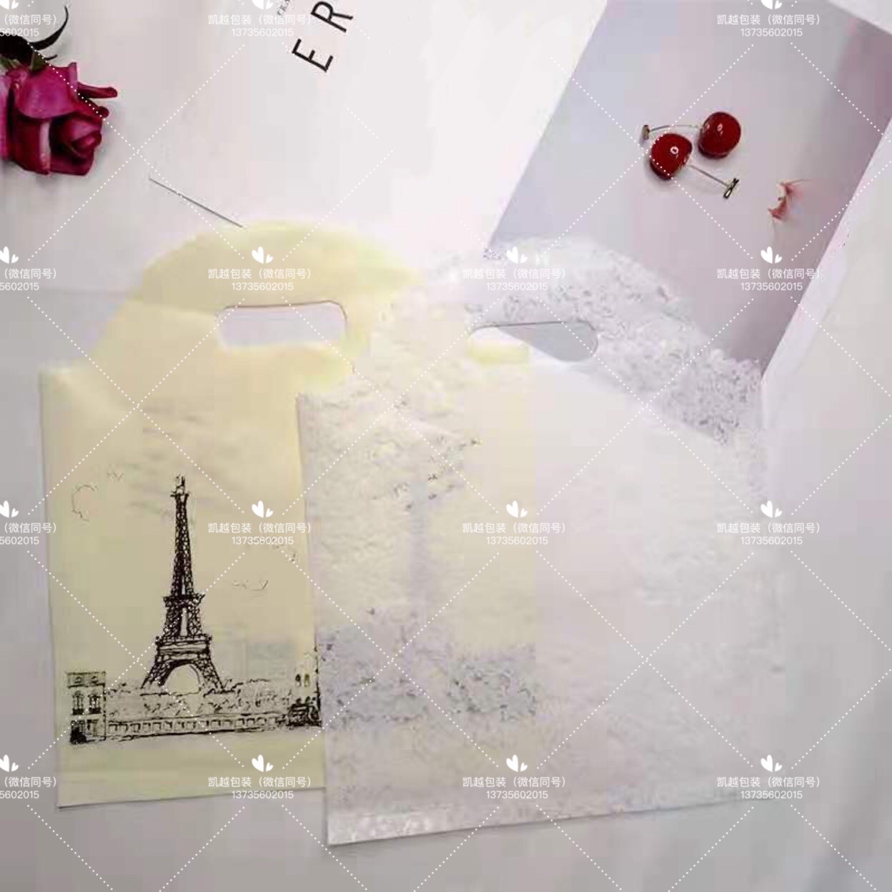 购物袋男女服装袋礼品袋手提袋服饰专用袋高低压手提袋图