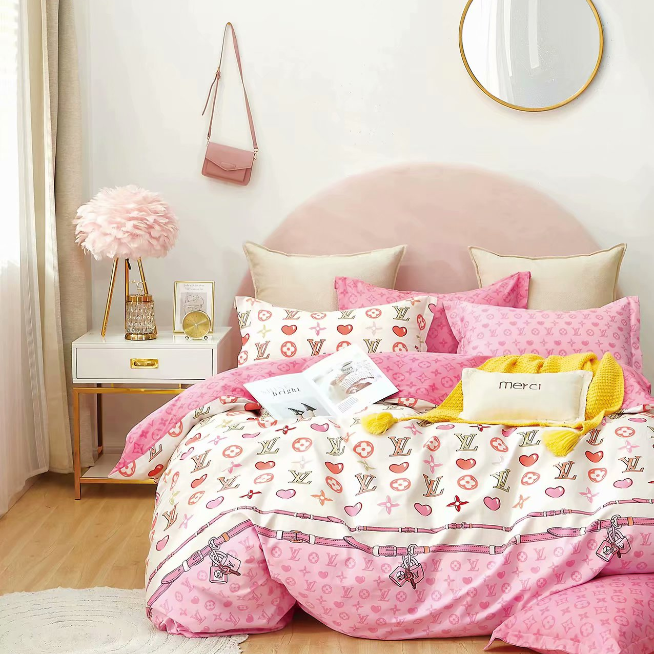 All-cotton four-piece sets for retail and wholesale are cute