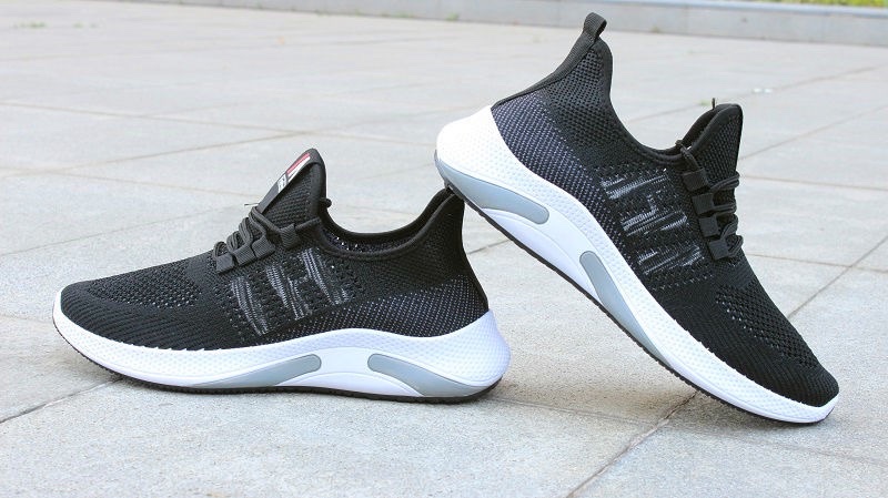 23男鞋夏季透气2021新款百搭跑步休闲一脚蹬运动潮鞋网面鞋子小白男鞋批发详情图4