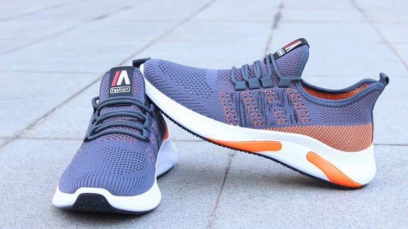 23男鞋夏季透气2021新款百搭跑步休闲一脚蹬运动潮鞋网面鞋子小白男鞋批发详情图7