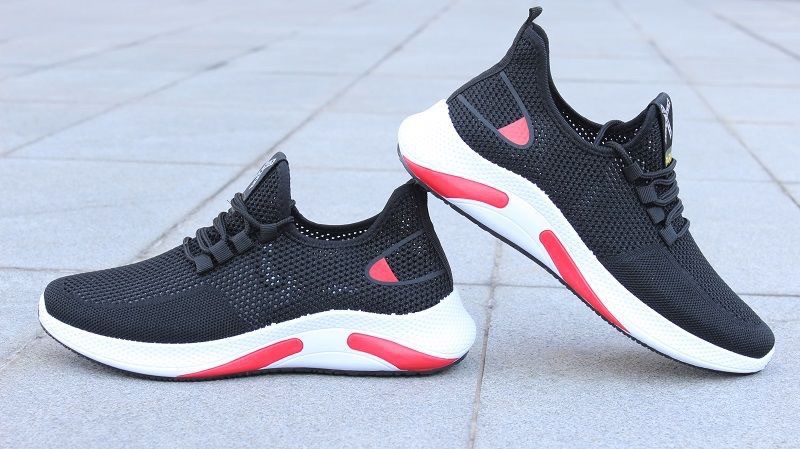 23男鞋夏季透气2021新款百搭跑步休闲一脚蹬运动潮鞋网面鞋子小白男鞋批发详情图5