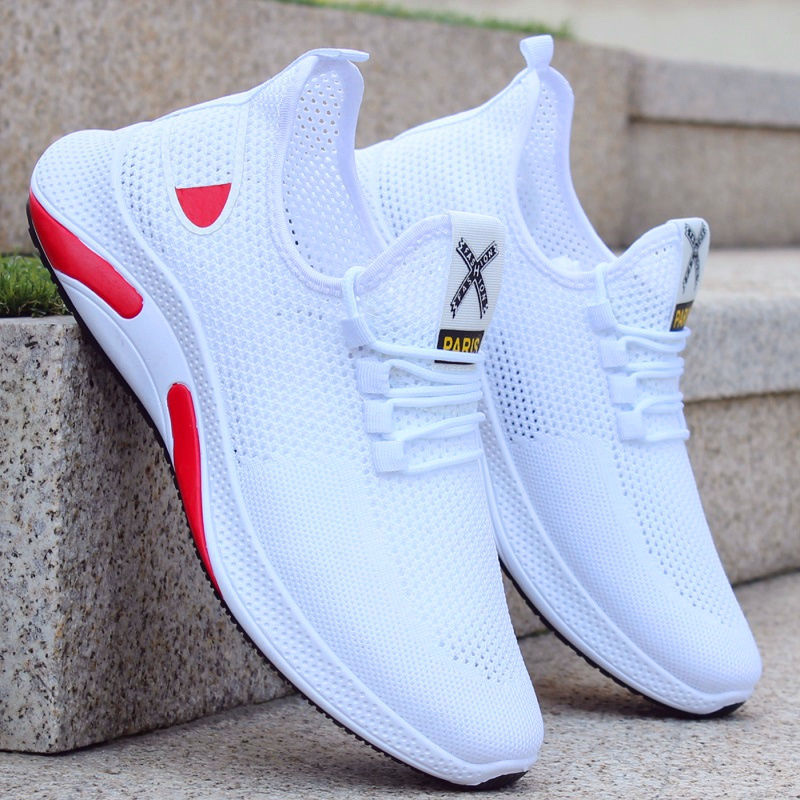 23男鞋夏季透气2021新款百搭跑步休闲一脚蹬运动潮鞋网面鞋子小白男鞋批发详情图14