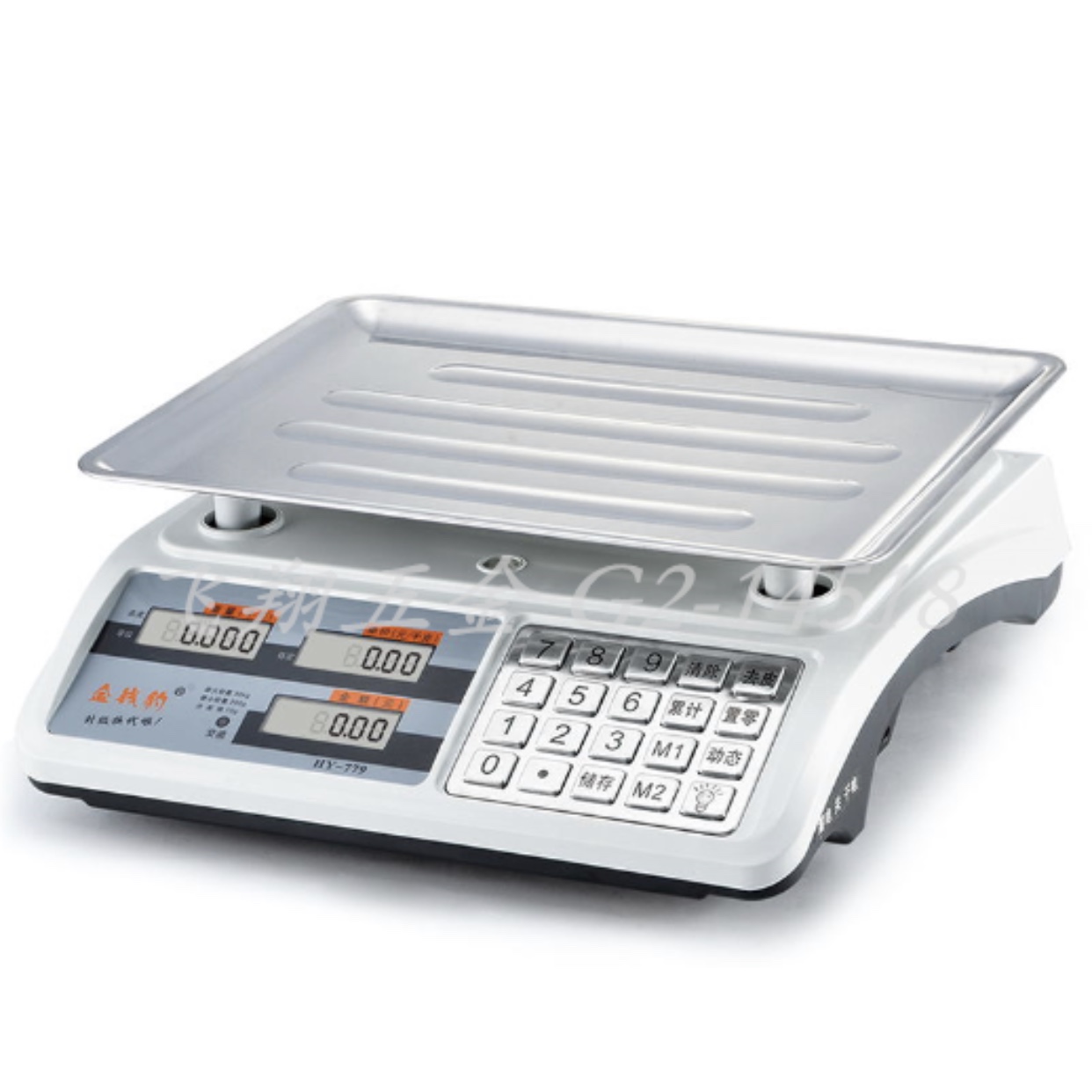 Electronic scale/pricing scale - stainless steel button; FX-014 thumbnail
